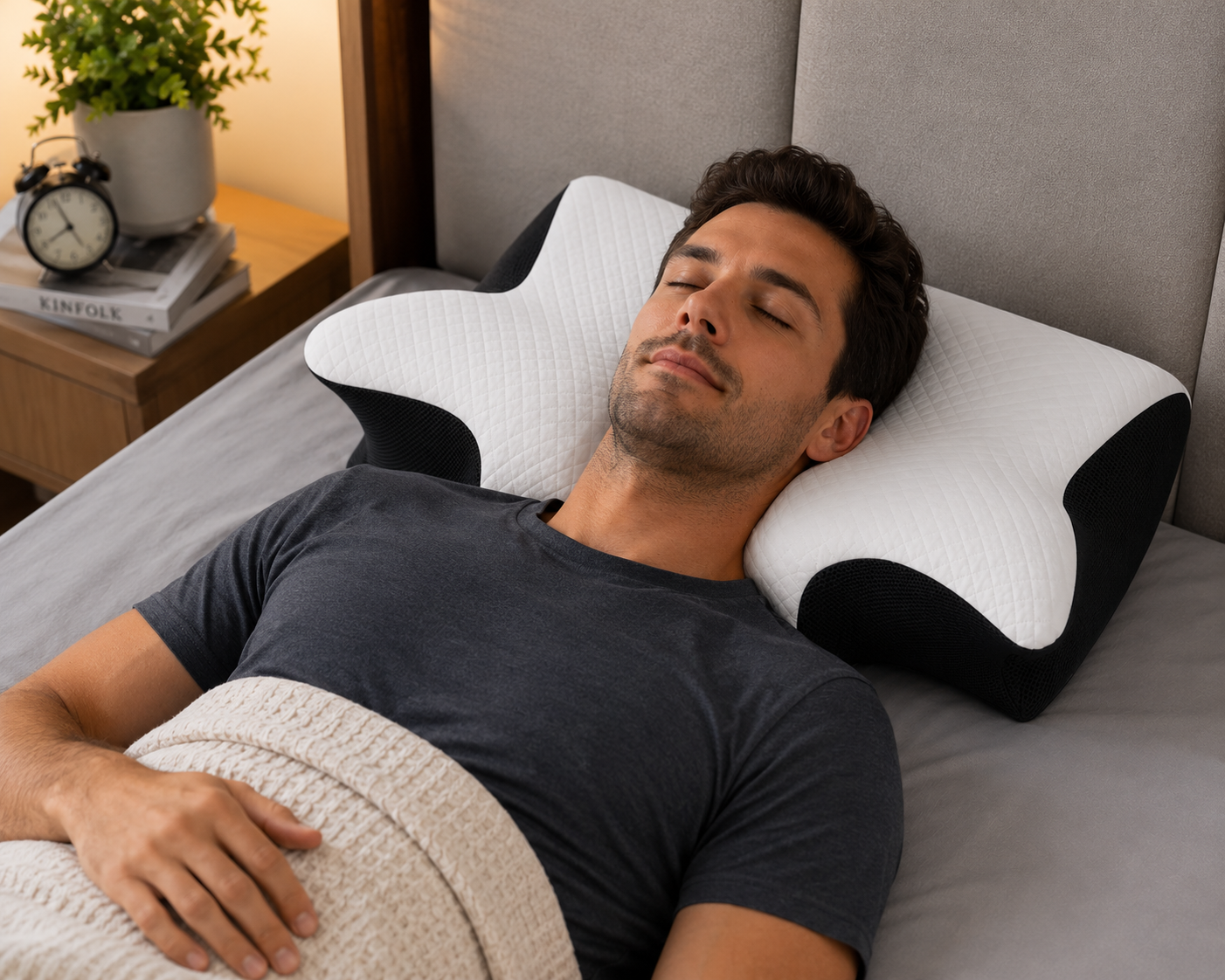 Cervical Memory Foam Neck Pillow
